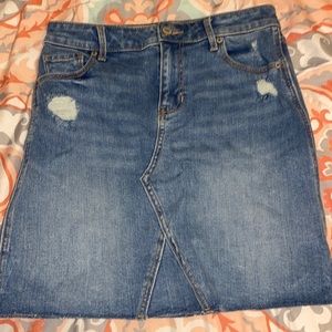 jean skirt